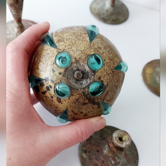 4 very rare imprisoned/caged glass wine cups - Picture 5 of 8